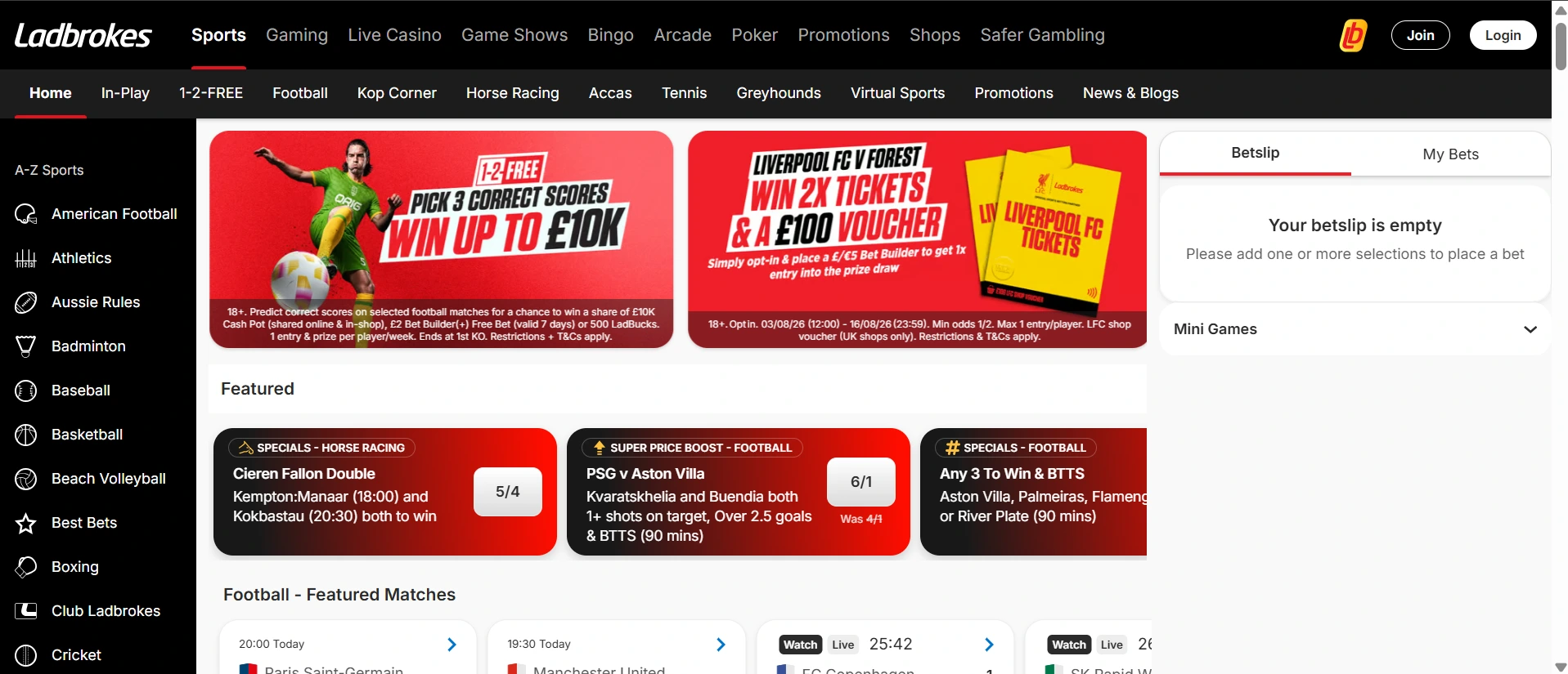 Ladbrokes paris sportifs